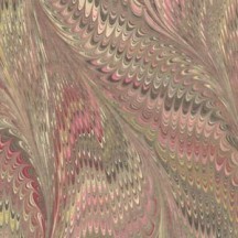 Hand Marbled Paper Butterfly Pattern in Red and Grey Multi ~ Berretti Marbled Arts